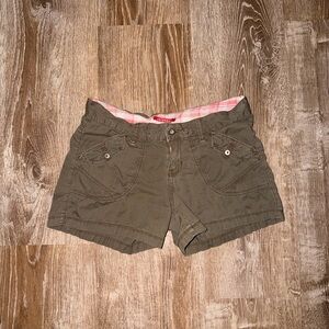 Brown Cargo Y2K Women's Shorts